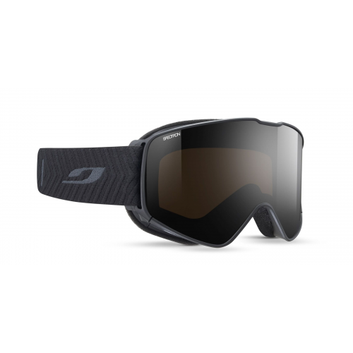 Julbo J7611 Herren-Skibrille Vollrand Monoscheibe Kunststoff-Gestell, schwarz