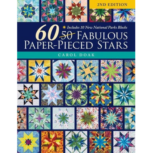 Carol Doak - 60 Fabulous Paper-Pieced Stars