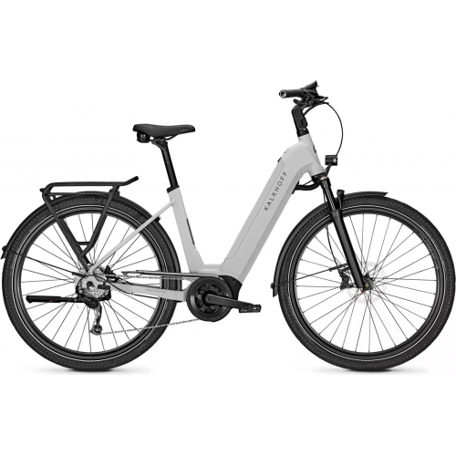 Kalkhoff ENDEAVOUR 5.B MOVE+ (625 Wh), 9 Gang Kettenschaltung, Damenfahrrad, Wave, Modell 2023, 29 Zoll 58 cm lightgrey matt