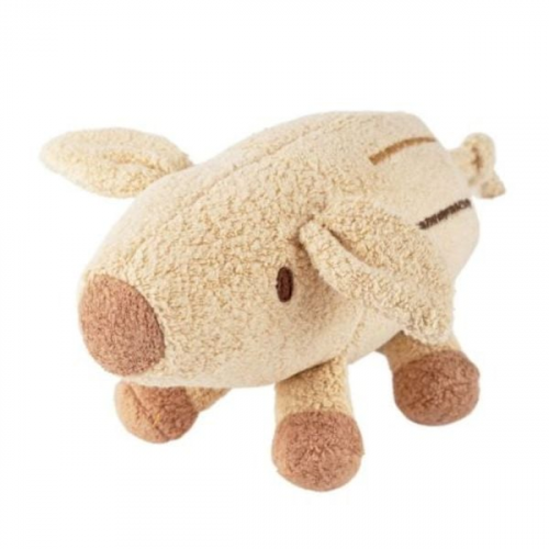 Sigikid 52906 - Kuschelfreunde Streifenschwein Rupert, Mister OLui, Fleece-Stofftier, 18 cm