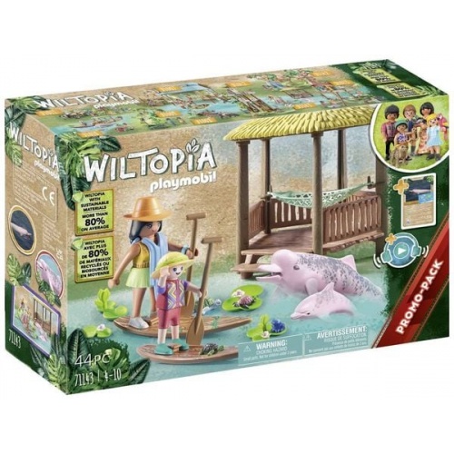 PLAYMOBIL 71143 - Wiltopia - Paddeltour mit den Flussdelfinen