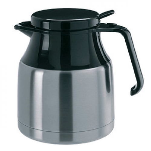 Melitta Isolierkanne schwarz, silber 1,3 l