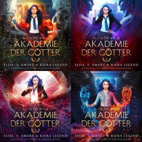 Elisa S. Amore Winterfeld Verlag - Die Akademie der Götter Band 1 - 4