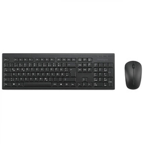 Kensington KM150 EQ Tastatur-Maus-Set kabellos schwarz