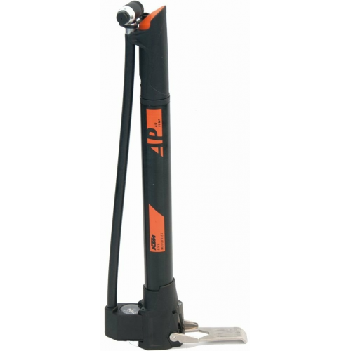 KTM Standpumpe Ministandpumpe mit Schlauch und Manometer schwarz