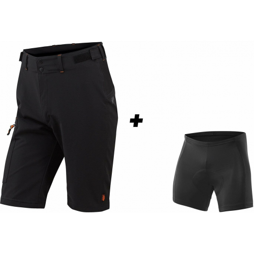 KTM Factory TOUR Hose kurz, mit Innenhose XL schwarz