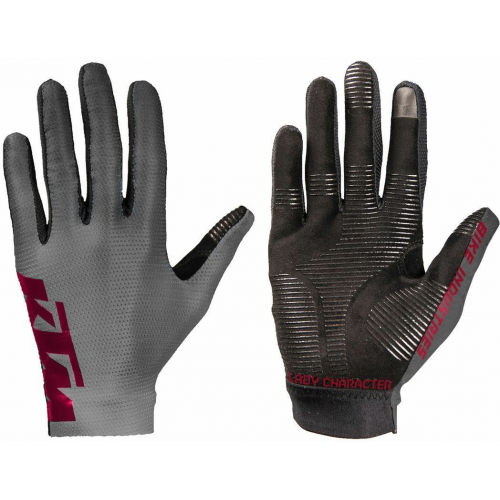 KTM Lady Character Handschuhe Gloves long M grey/berry