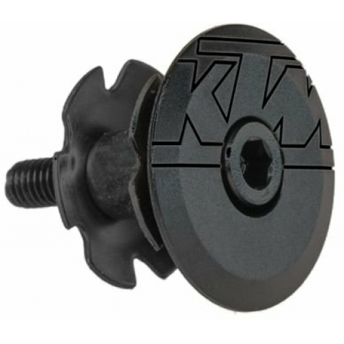 KTM Ahead Kappe Team Ahead Plug II 1 1/8&quot; Alloy black/black