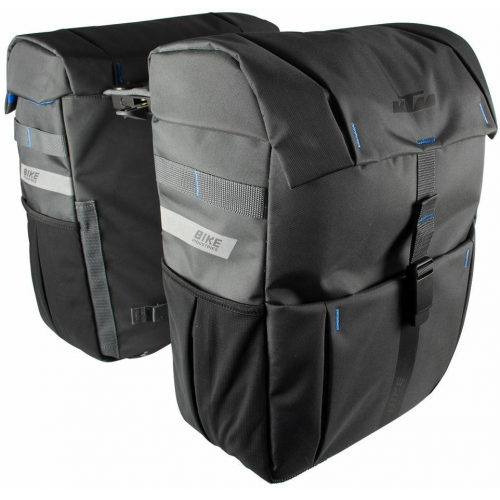 KTM Sport Doppelpacktasche Double Bag Snap it 31x40x15 cm (2x) Schwarz