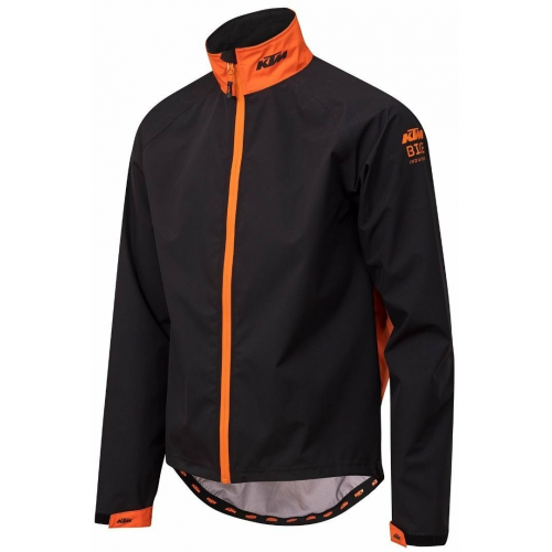 KTM Hardshell Wind and Rain Race Jacket Factory Team M black/orange