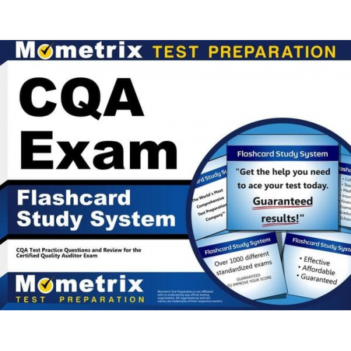 Cqa Exam Flashcard Study System