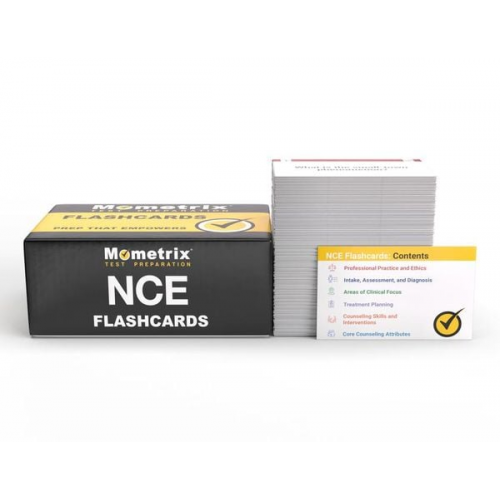 Nce Exam Preparation Study Cards