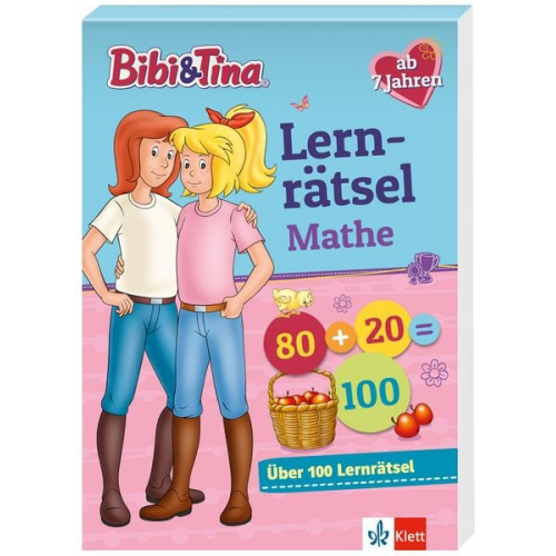 Bibi & Tina: Mein Lernrätsel-Block Mathematik für die 2. Klasse