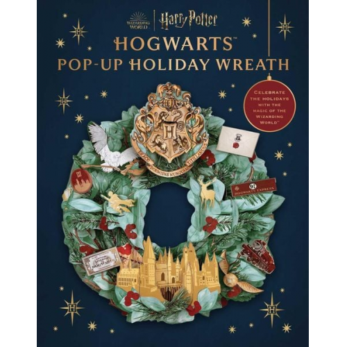 Insight Editions - Harry Potter: Hogwarts Pop-Up Holiday Wreath