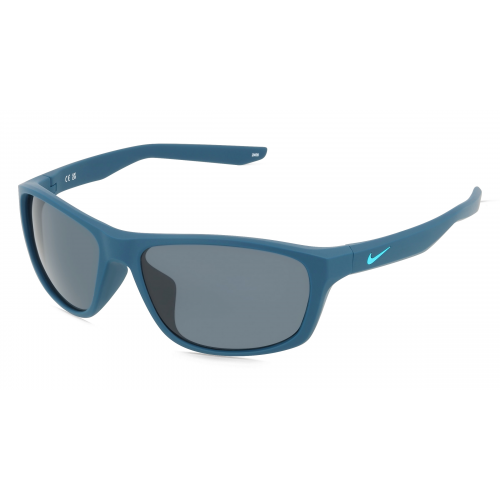 Nike NIKE LYNK FD1806 Damen-Sonnenbrille Vollrand Eckig Kunststoff-Gestell, blau