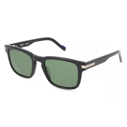 Zeiss ZS22519S Herren-Sonnenbrille Vollrand Eckig Acetat-Gestell, schwarz