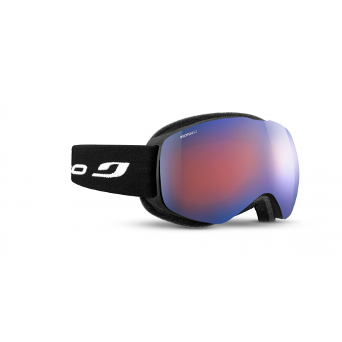 Julbo J7821 Unisex-Skibrille Vollrand Monoscheibe Kunststoff-Gestell, schwarz