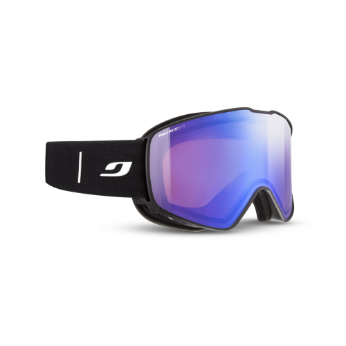 Julbo J7597 Herren-Skibrille Vollrand Monoscheibe Kunststoff-Gestell, schwarz