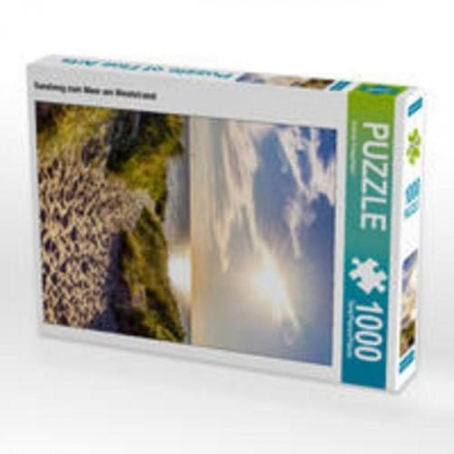 CALVENDO Puzzle Sandweg zum Meer am Weststrand | 1000 Teile Lege-Größe 64x48cm Foto-Puzzle für glückliche Stunden