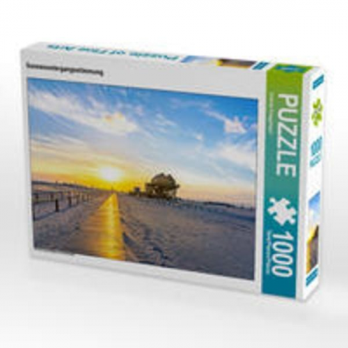 CALVENDO Puzzle Sonnenuntergangsstimmung | 1000 Teile Lege-Größe 64x48cm Foto-Puzzle für glückliche Stunden