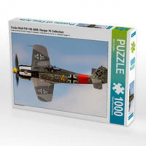 CALVENDO Puzzle Focke Wulf FW-190 A8/N, Hangar 10 Collection | 1000 Teile Lege-Größe 64x48cm Foto-Puzzle für glückliche Stunden