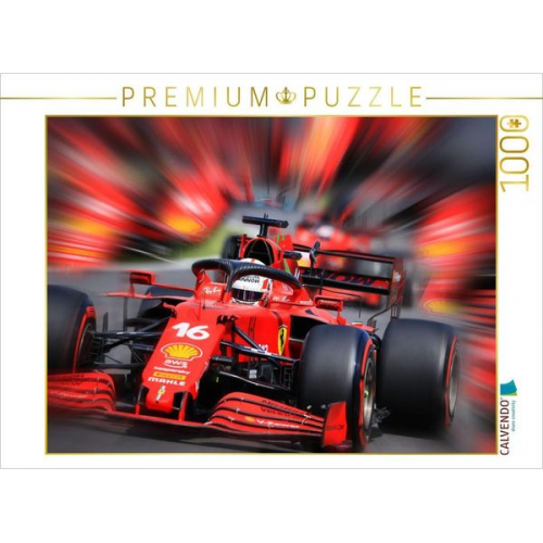 CALVENDO Puzzle Charles Leclerc aus Monaco ist erst der dritte Monegasse in der Formel 1 und startet seit 2019 für die Scuderia Ferrari. | 1000 Teile