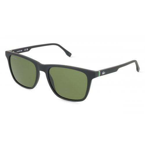 Lacoste L6041S Herren-Sonnenbrille Vollrand Eckig Kunststoff-Gestell, schwarz