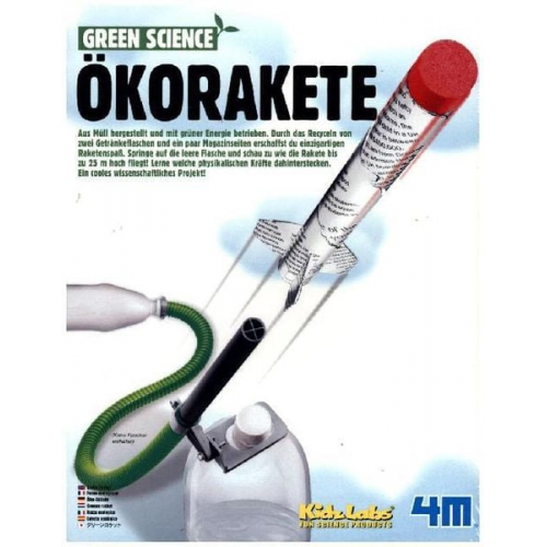 4M HCM68475 - Green Science, Ökorakete, Experimentierkasten, Forschen