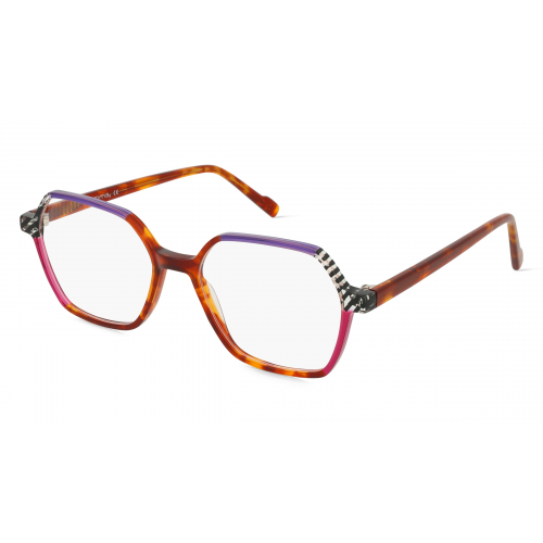 Comma 70166 Damen-Brille inkl. Gläser Vollrand Eckig Kunststoff-Gestell 53mm/17mm/145mm, braun