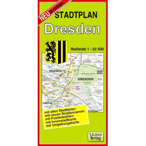 Verlag Barthel - Stadtplan Dresden 1 : 22 500