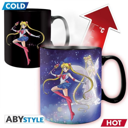 SAILOR MOON - Mug Heat Change - Sailor&Chibi