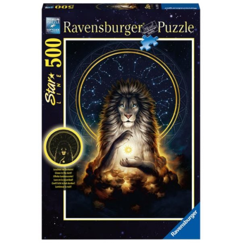 Puzzle Ravensburger Leuchtender Löwe 500 Teile