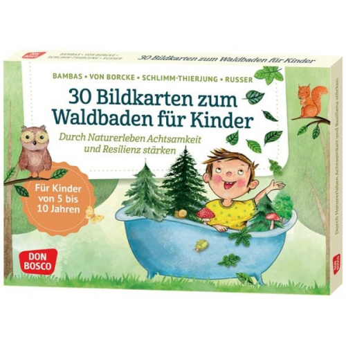 30 Bildkarten zum Waldbaden für Kinder