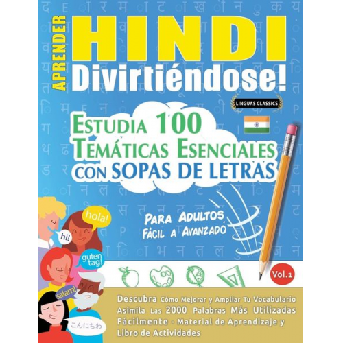 Linguas Classics - Aprender Hindi Divirtiéndose! - Para Adultos