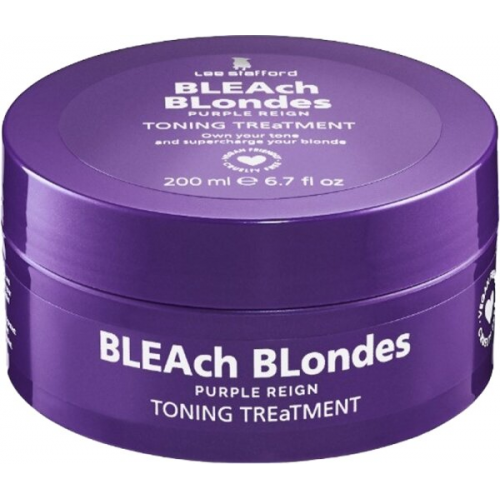 Lee Stafford Bleach Blonde Purple Toning Mask 200 ml