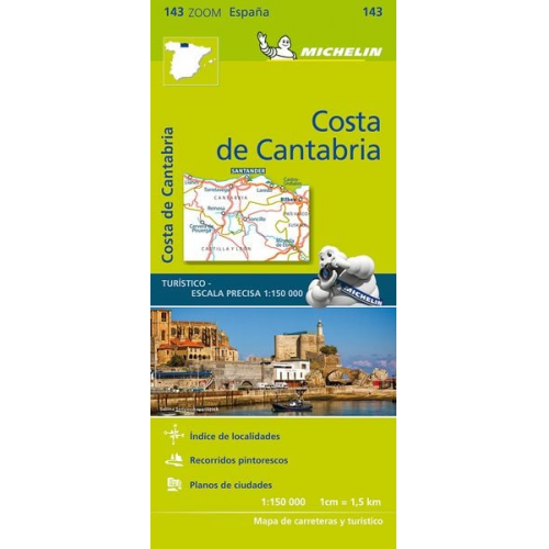 Michelin - Costa de Cantabria - Zoom Map 143