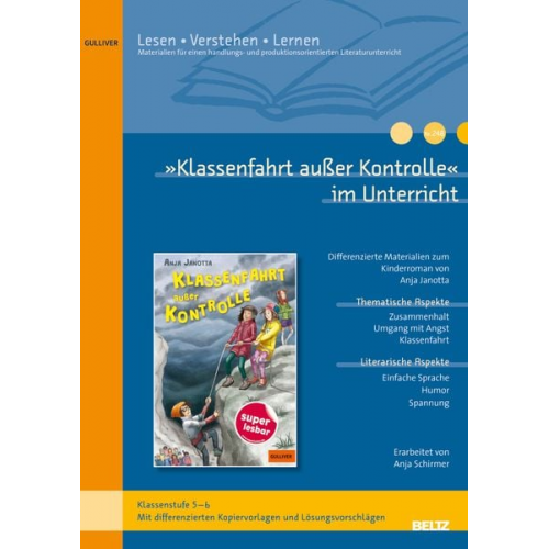 Anja Schirmer - Klassenfahrt außer Kontrolle' im Unterricht