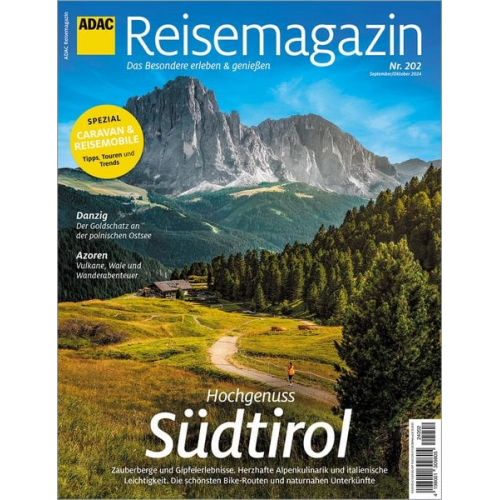 ADAC Reisemagazin mit Titelthema Südtirol