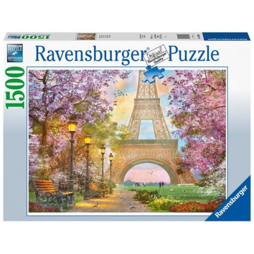 Puzzle Ravensburger Verliebt in Paris 1500 Teile