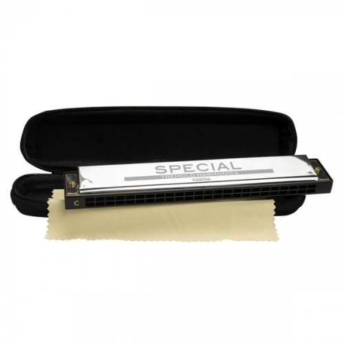 Tremolo Harmonica in C (incl. soft case and cleaning cloth)