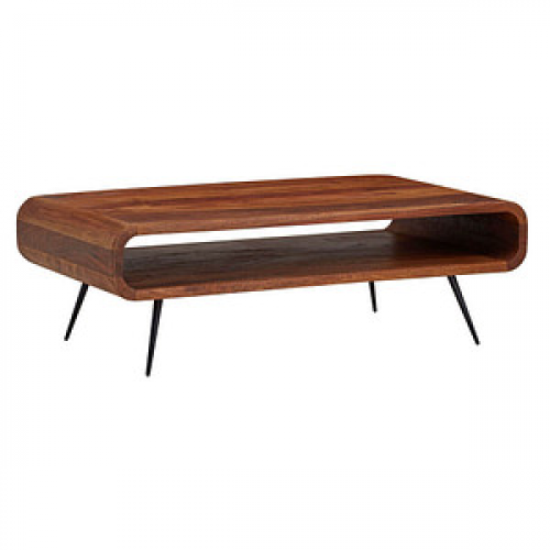 WOHNLING Couchtisch Massivholz sheesham 90,0 x 55,0 x 30,0 cm