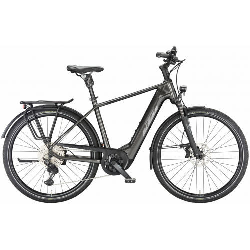 KTM MACINA STYLE XL (750 Wh), 11 Gang Kettenschaltung, Herrenfahrrad, Diamant, Modell 2024, 28 Zoll 51 cm machine grey (silver+black)