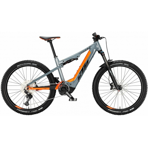 KTM MACINA LYCAN LTD64, 12 Gang Kettenschaltung, Herrenfahrrad, Diamant, Modell 2024, 27,5 Zoll 38 cm epic grey (orange+black)