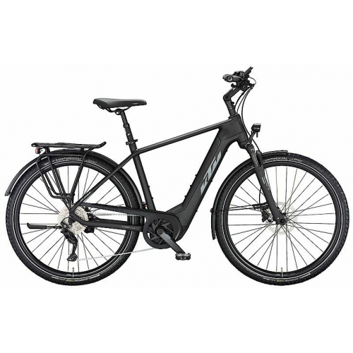 KTM MACINA TOUR CX625 LTD64, 10 Gang Kettenschaltung, Herrenfahrrad, Diamant, Modell 2024, 28 Zoll 46 cm black matt (white+grey)