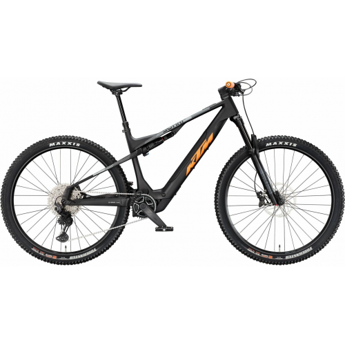 KTM MACINA SCARP SX ELITE, 11 Gang Kettenschaltung, Herrenfahrrad, Diamant, Modell 2025, 29 Zoll 53 cm flaming black matt (fresh orange)