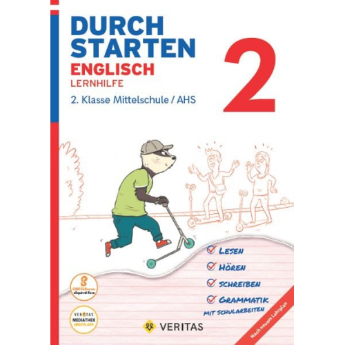 Franz Zach Nicole Eisinger-Müllner Julie Eiwen - Durchstarten 2. Klasse - Englisch Mittelschule/AHS - Lernhilfe inkl. Audio-CD. App-Inhalte für mobiles Üben