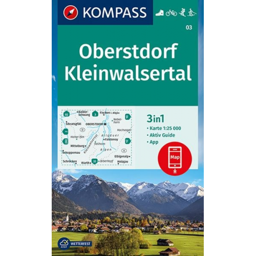 WK 03 Oberstdorf, Kleinwalsertal 1:25.000 LZ 2021-2025