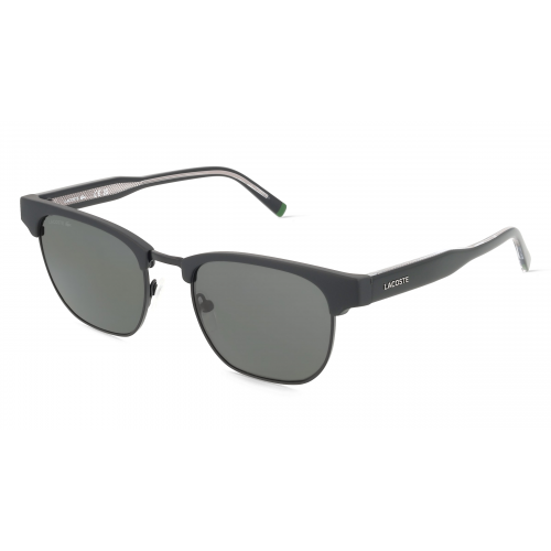 Lacoste L266S Herren-Sonnenbrille Vollrand Browline Kunststoff-Gestell, schwarz