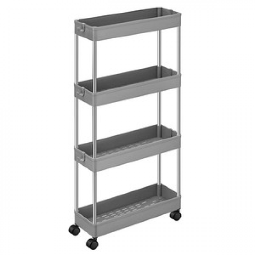 SONGMICS Nischenwagen grau 40,0 x 12,5 x 88,0 cm