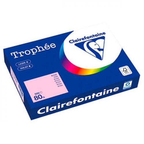 Clairefontaine Kopierpapier Trophée rosa DIN A4 80 g/qm 500 Blatt